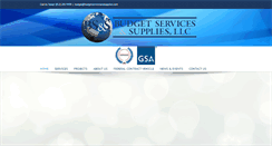 Desktop Screenshot of budgetservicesandsupplies.com